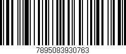 Código de barras (EAN, GTIN, SKU, ISBN): '7895083930763'
