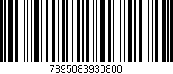 Código de barras (EAN, GTIN, SKU, ISBN): '7895083930800'