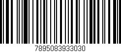 Código de barras (EAN, GTIN, SKU, ISBN): '7895083933030'
