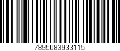 Código de barras (EAN, GTIN, SKU, ISBN): '7895083933115'