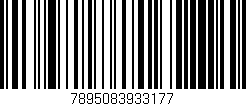 Código de barras (EAN, GTIN, SKU, ISBN): '7895083933177'