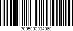 Código de barras (EAN, GTIN, SKU, ISBN): '7895083934068'