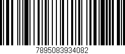 Código de barras (EAN, GTIN, SKU, ISBN): '7895083934082'