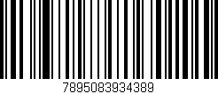 Código de barras (EAN, GTIN, SKU, ISBN): '7895083934389'