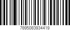 Código de barras (EAN, GTIN, SKU, ISBN): '7895083934419'