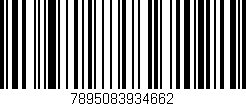Código de barras (EAN, GTIN, SKU, ISBN): '7895083934662'
