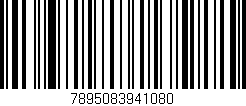 Código de barras (EAN, GTIN, SKU, ISBN): '7895083941080'