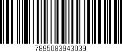 Código de barras (EAN, GTIN, SKU, ISBN): '7895083943039'