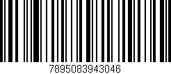 Código de barras (EAN, GTIN, SKU, ISBN): '7895083943046'