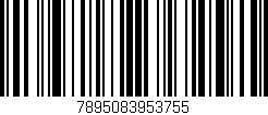 Código de barras (EAN, GTIN, SKU, ISBN): '7895083953755'