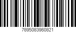 Código de barras (EAN, GTIN, SKU, ISBN): '7895083960821'