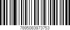 Código de barras (EAN, GTIN, SKU, ISBN): '7895083973753'