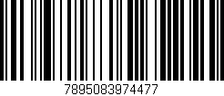 Código de barras (EAN, GTIN, SKU, ISBN): '7895083974477'