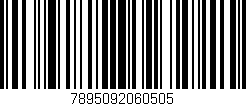 Código de barras (EAN, GTIN, SKU, ISBN): '7895092060505'
