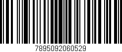 Código de barras (EAN, GTIN, SKU, ISBN): '7895092060529'