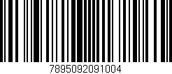 Código de barras (EAN, GTIN, SKU, ISBN): '7895092091004'