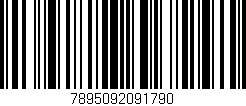 Código de barras (EAN, GTIN, SKU, ISBN): '7895092091790'