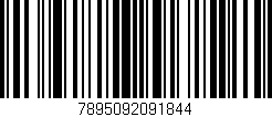 Código de barras (EAN, GTIN, SKU, ISBN): '7895092091844'