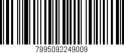 Código de barras (EAN, GTIN, SKU, ISBN): '7895092249009'