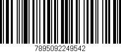 Código de barras (EAN, GTIN, SKU, ISBN): '7895092249542'