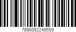 Código de barras (EAN, GTIN, SKU, ISBN): '7895092249559'