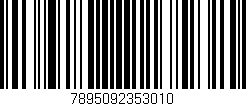 Código de barras (EAN, GTIN, SKU, ISBN): '7895092353010'