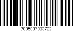 Código de barras (EAN, GTIN, SKU, ISBN): '7895097903722'