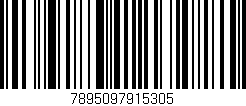 Código de barras (EAN, GTIN, SKU, ISBN): '7895097915305'
