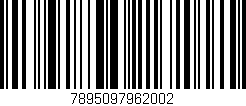 Código de barras (EAN, GTIN, SKU, ISBN): '7895097962002'