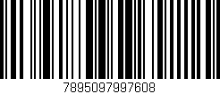 Código de barras (EAN, GTIN, SKU, ISBN): '7895097997608'