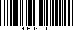 Código de barras (EAN, GTIN, SKU, ISBN): '7895097997837'