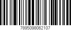 Código de barras (EAN, GTIN, SKU, ISBN): '7895098062107'