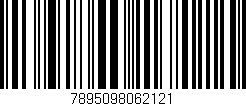 Código de barras (EAN, GTIN, SKU, ISBN): '7895098062121'