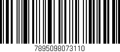 Código de barras (EAN, GTIN, SKU, ISBN): '7895098073110'