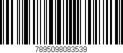 Código de barras (EAN, GTIN, SKU, ISBN): '7895098083539'