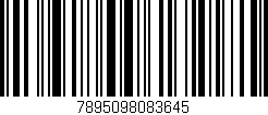 Código de barras (EAN, GTIN, SKU, ISBN): '7895098083645'