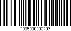 Código de barras (EAN, GTIN, SKU, ISBN): '7895098083737'