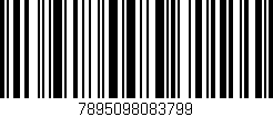 Código de barras (EAN, GTIN, SKU, ISBN): '7895098083799'
