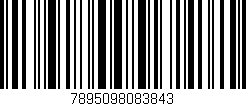 Código de barras (EAN, GTIN, SKU, ISBN): '7895098083843'