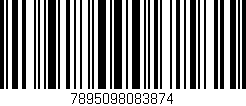 Código de barras (EAN, GTIN, SKU, ISBN): '7895098083874'