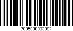 Código de barras (EAN, GTIN, SKU, ISBN): '7895098083997'