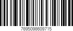 Código de barras (EAN, GTIN, SKU, ISBN): '7895098609715'