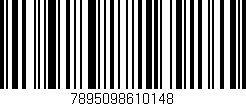 Código de barras (EAN, GTIN, SKU, ISBN): '7895098610148'