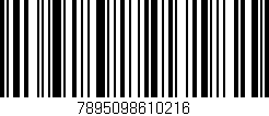 Código de barras (EAN, GTIN, SKU, ISBN): '7895098610216'