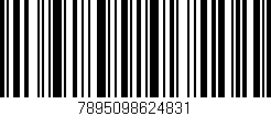 Código de barras (EAN, GTIN, SKU, ISBN): '7895098624831'