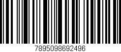 Código de barras (EAN, GTIN, SKU, ISBN): '7895098692496'
