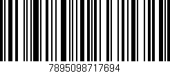 Código de barras (EAN, GTIN, SKU, ISBN): '7895098717694'