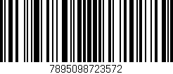Código de barras (EAN, GTIN, SKU, ISBN): '7895098723572'