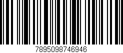 Código de barras (EAN, GTIN, SKU, ISBN): '7895098746946'