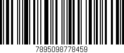Código de barras (EAN, GTIN, SKU, ISBN): '7895098778459'
